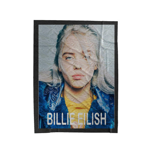 Billie Eilish Poster Singer Star Music Velveteen Blanket