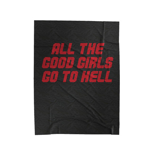 Billie Eilish Quote Velveteen Blanket