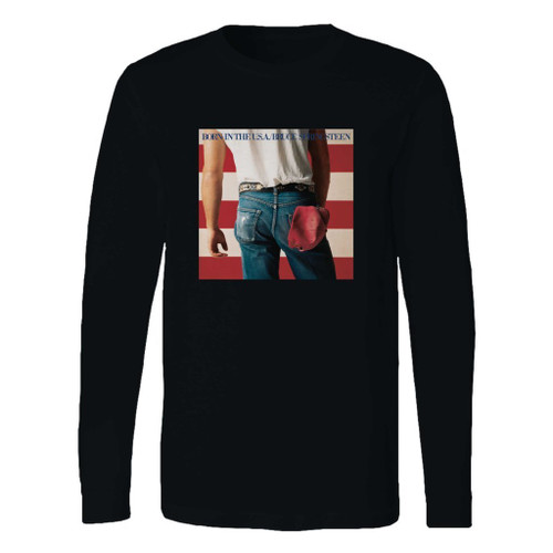 This classic fit bruce springsteen the boss born in the usa long sleeve shirt is casually elegant and very comfortable. With fine quality print to make one stand out, it's a perfect fit for every occasion.