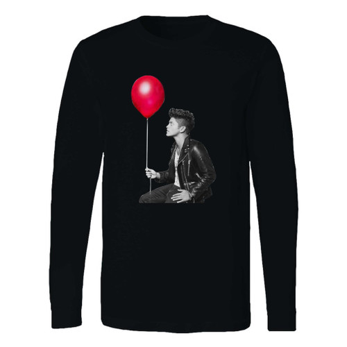 This classic fit bruno mars balloon long sleeve shirt is casually elegant and very comfortable. With fine quality print to make one stand out, it's a perfect fit for every occasion.