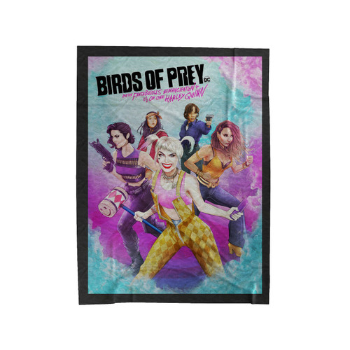 Birds Of Prey And The Fantabulous Emancipation Of One Harley Quinn Velveteen Blanket