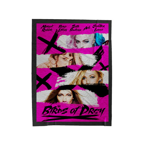 Birds Of Prey Characters Velveteen Blanket