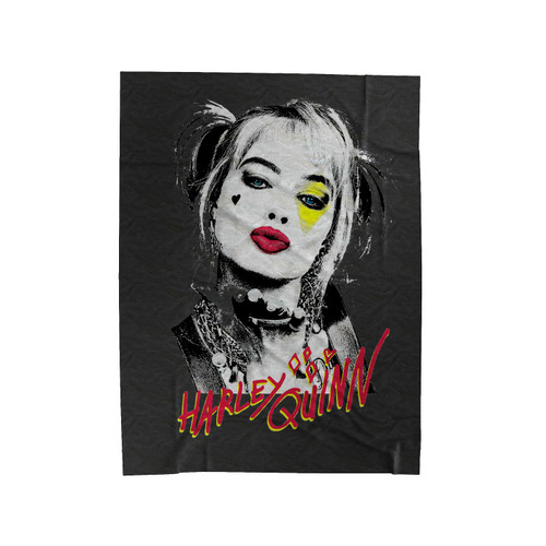 Birds Of Prey Harley Kiss 1 Velveteen Blanket