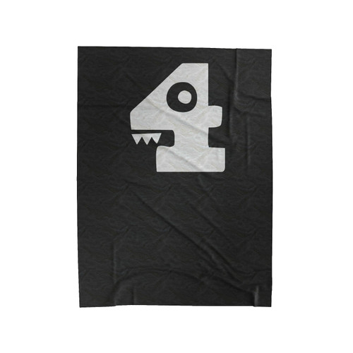 Birthday Four Years Old Monster Velveteen Blanket