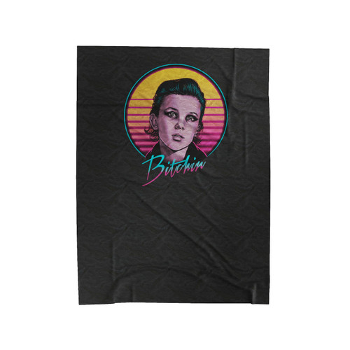 Bitchin Stranger Things Velveteen Blanket