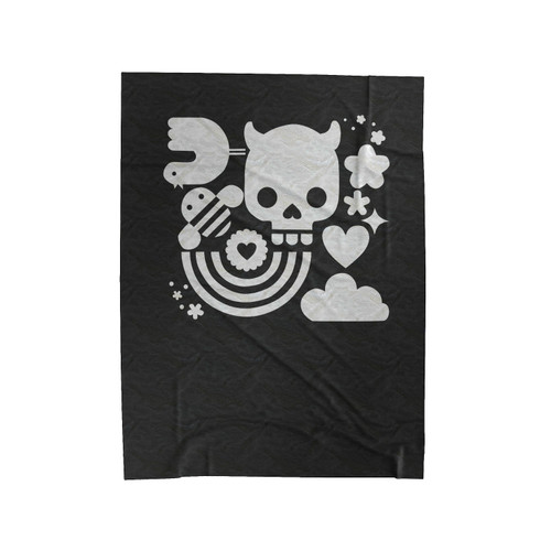 Bits And Pieces Velveteen Blanket