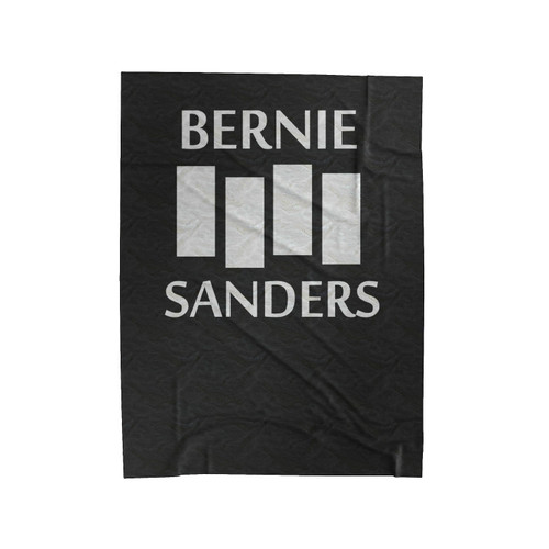 Black Flag Bernie Sanders Feel The Bern Velveteen Blanket