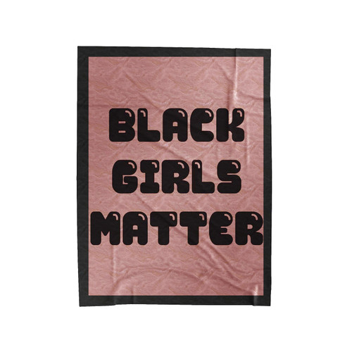 Black Girl Matter Velveteen Blanket