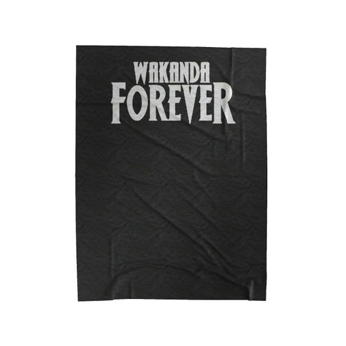 Black History Month Wakanda Forever Velveteen Blanket