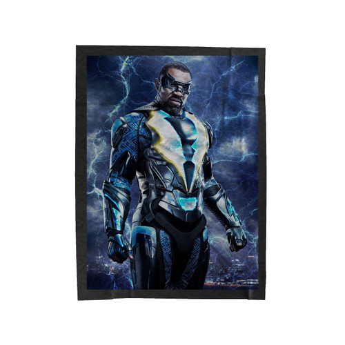 Black Lightning 3 Velveteen Blanket