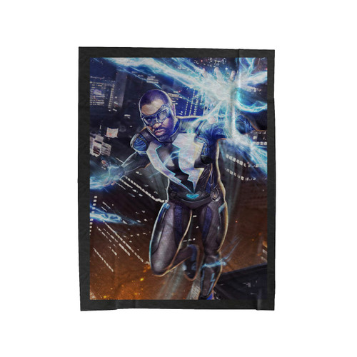 Black Lightning 4 Velveteen Blanket