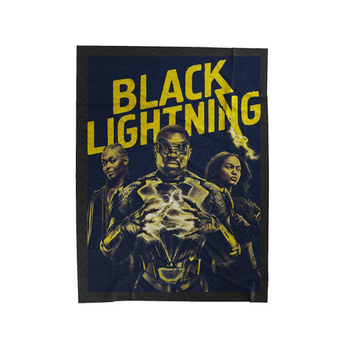 Black Lightning Tv Series Velveteen Blanket