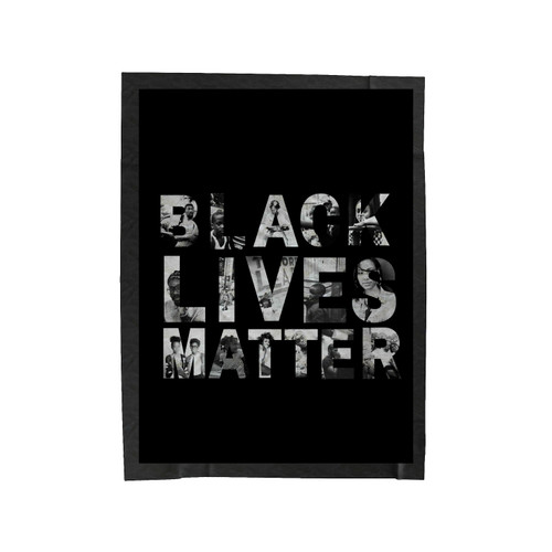 Black Live Matter Vintage Velveteen Blanket
