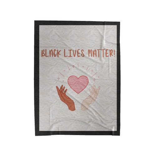 Black Lives Matter For Love Velveteen Blanket