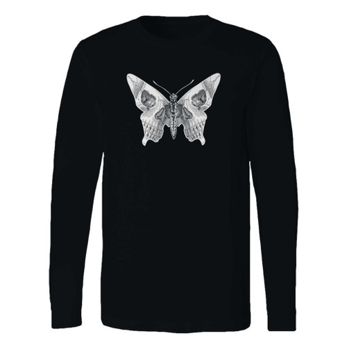 This classic fit butterfly skull long sleeve shirt is casually elegant and very comfortable. With fine quality print to make one stand out, it's a perfect fit for every occasion.