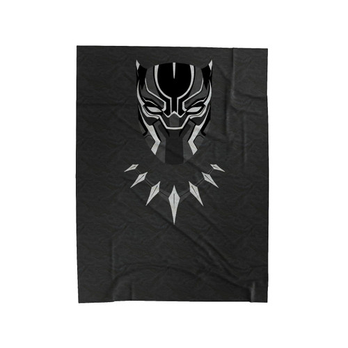 Black Panther Minimalist Velveteen Blanket