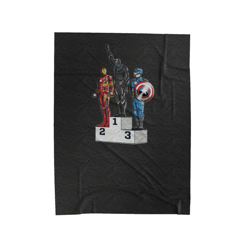 Black Panther Winner Power Marvel Comic Parody Velveteen Blanket