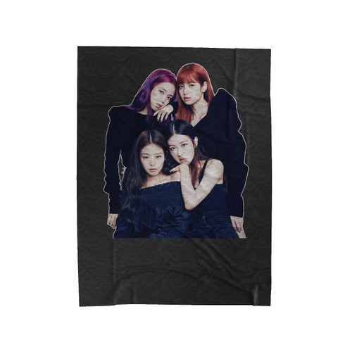 Black Pink Bp Korean Kpop Super Star Velveteen Blanket