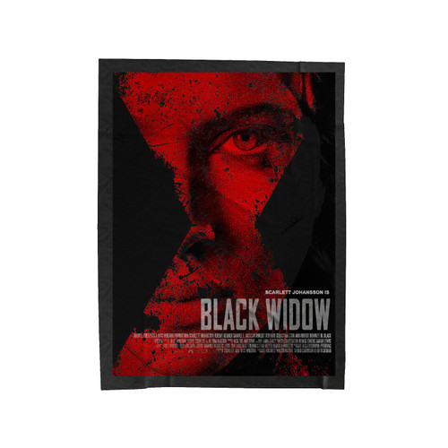 Black Widow 2 1 Velveteen Blanket