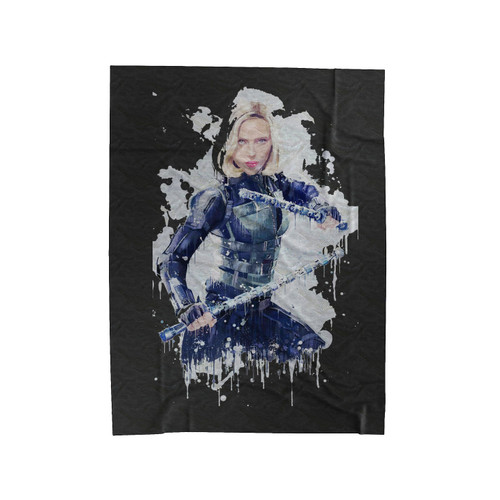 Black Widow Weapon Art Velveteen Blanket