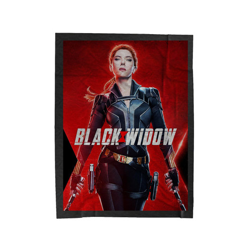 Black Widow With Gun Velveteen Blanket