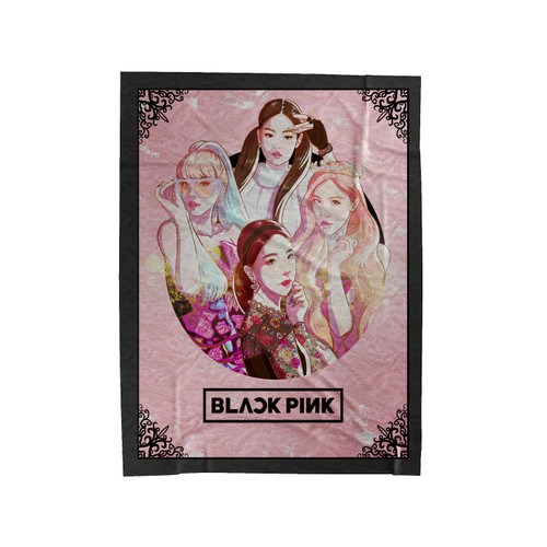 Blackpink K-Pop Fanart Velveteen Blanket