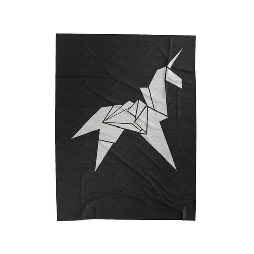 Blade Runner Unicorn 80's Movie Retro Velveteen Blanket