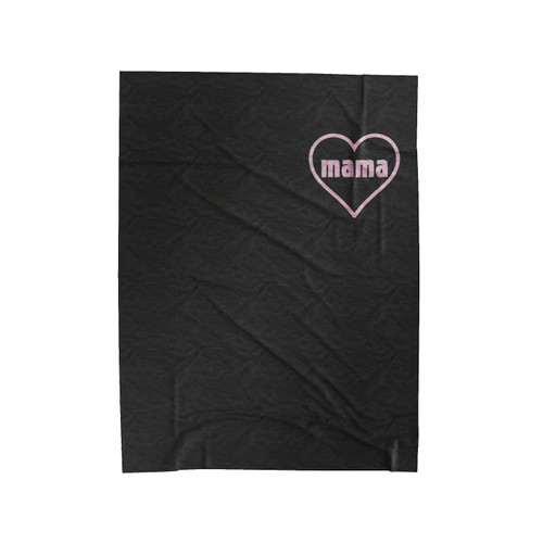 Blessed Mama Love Mama Mother's Day Velveteen Blanket