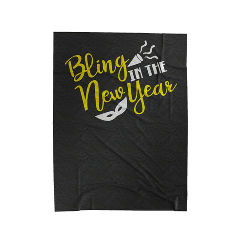 Bling In The New Year New Year's Eve Velveteen Blanket