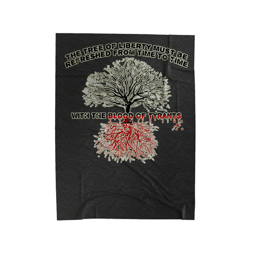 Blood Of Tyrants Velveteen Blanket