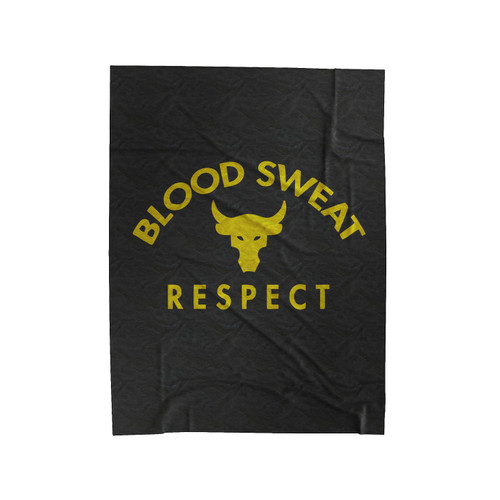 Blood Sweat Respect Rock Logo Velveteen Blanket