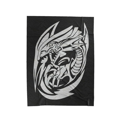 Blue Eyes White Dragon Yugioh Cartoon Velveteen Blanket