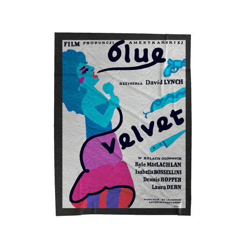 Blue Velvet Classic Movie Velveteen Blanket