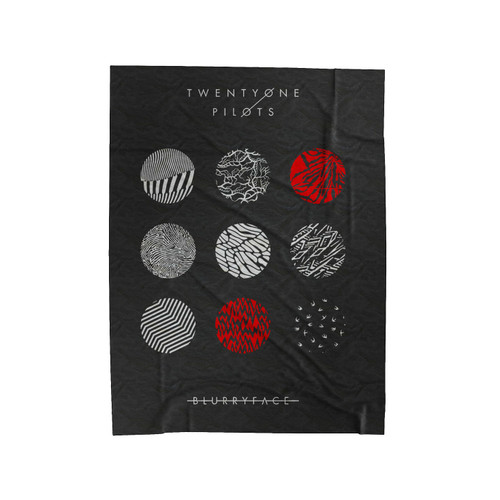 Blurryface Cover Twenty One Pilots Velveteen Blanket
