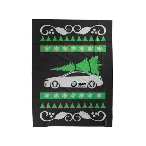 Bmw Ugly Christmas Velveteen Blanket
