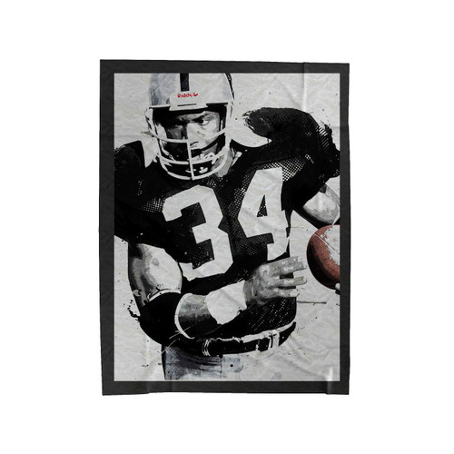 Bo Jackson Player Velveteen Blanket