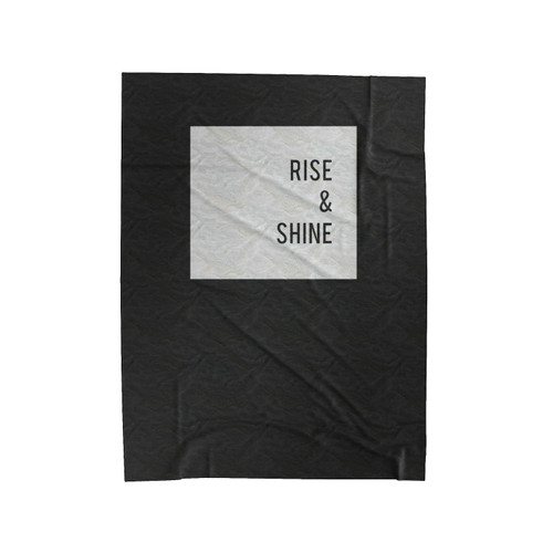 Board Rise And Shine Velveteen Blanket