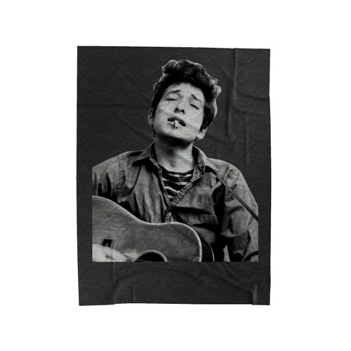 Bob Dylan Guitar Velveteen Blanket