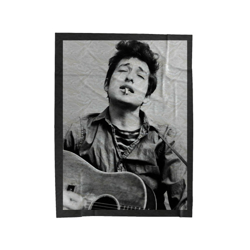 Bob Dylan Portrait Velveteen Blanket