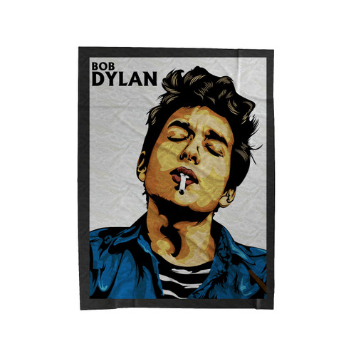 Bob Dylan Smoking Velveteen Blanket