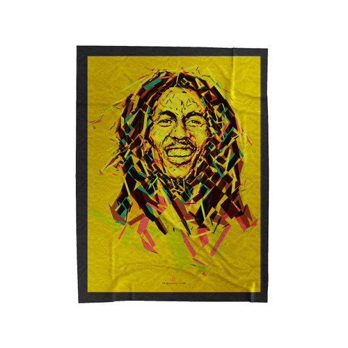 Bob Marley Abstract Art Velveteen Blanket