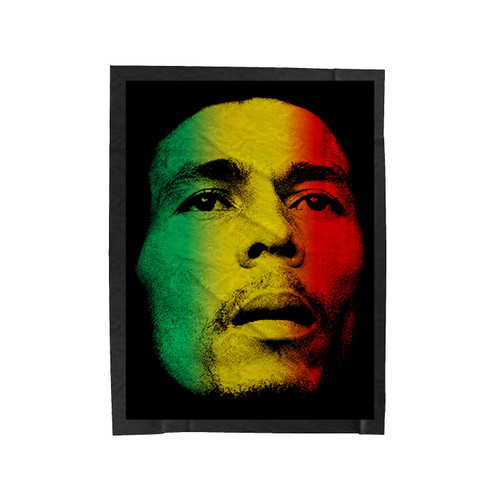 Bob Marley Rasta Reggae Velveteen Blanket