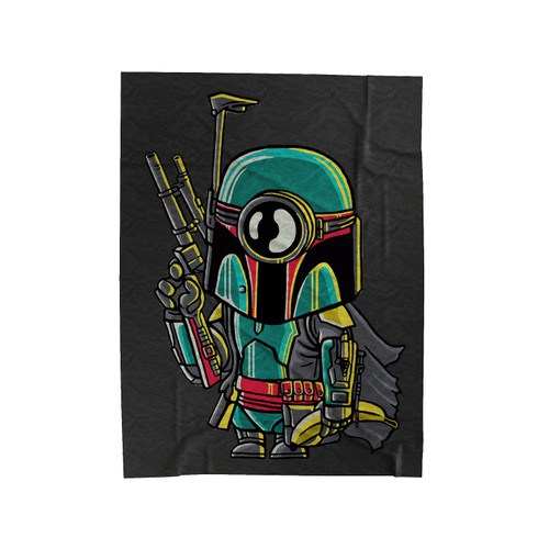 Boba Fett Minion Mash Up Velveteen Blanket
