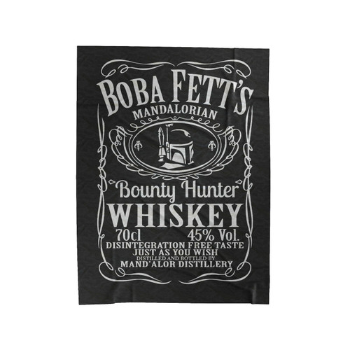 Boba Fett Whiskey Star Wars Velveteen Blanket