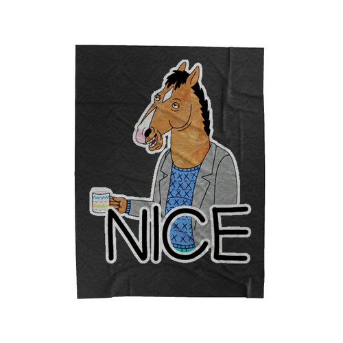 Bojack Horseman Nice Velveteen Blanket