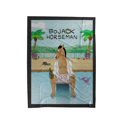 Bojack Horseman Pool Velveteen Blanket