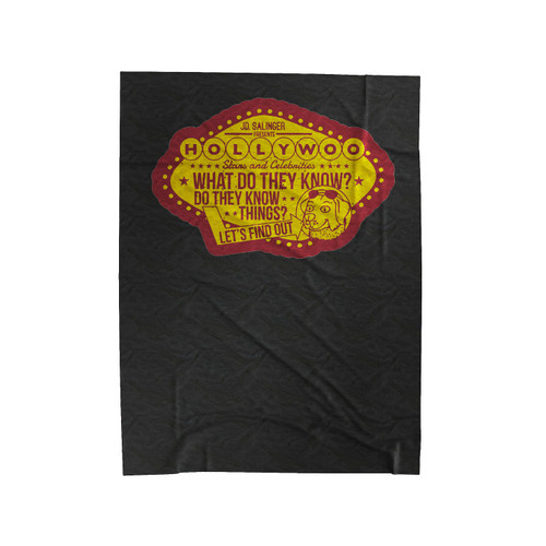 Bojack Horseman What Do They Know Velveteen Blanket