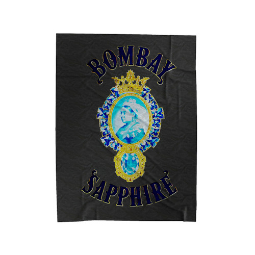 Bombay Sapphire Gin Liquor Velveteen Blanket