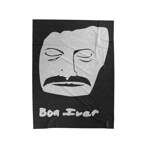 Bon Iver Face Velveteen Blanket