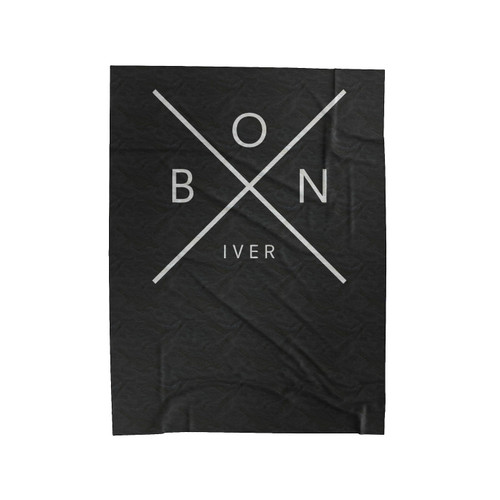 Bon Iver Rock Music Logo Velveteen Blanket